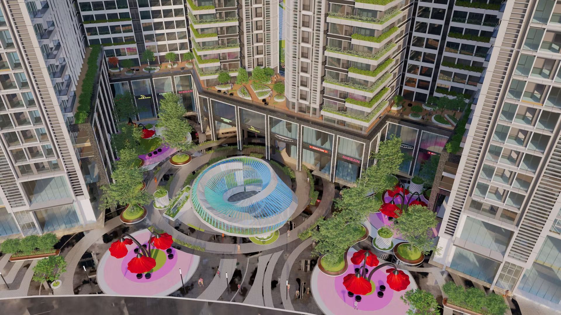 Tiện ích căn hộ Nam Mekong Grand Plaza Khối đế dự án Nam Mekong Grand Plaza