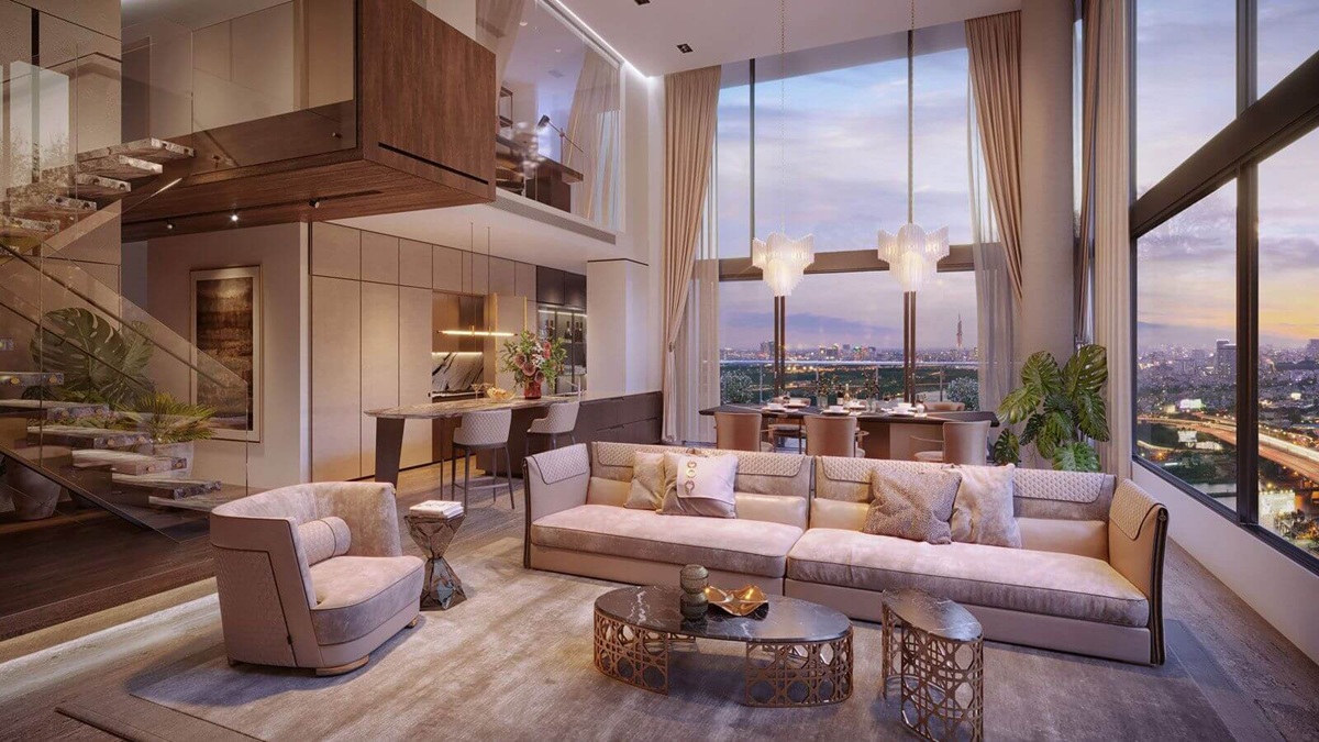 Mặt bằng dự án Nam Mekong Grand Plaza Nhà mẫu căn hộ Nam Mekong Grand Plaza