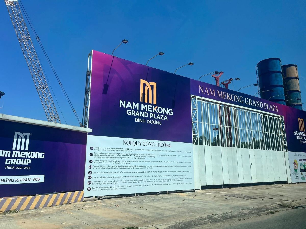 Trang chủ Tiến độ xây dựng dự án Nam Mekong Grand Plaza